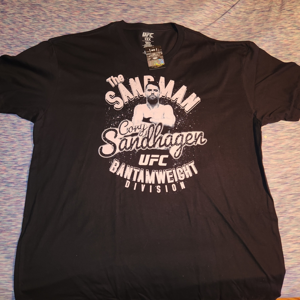 UFC Black Short Sleeve Tee Strickland Edition